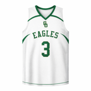 CJ McCollum 3 Eagles High School Jersey White