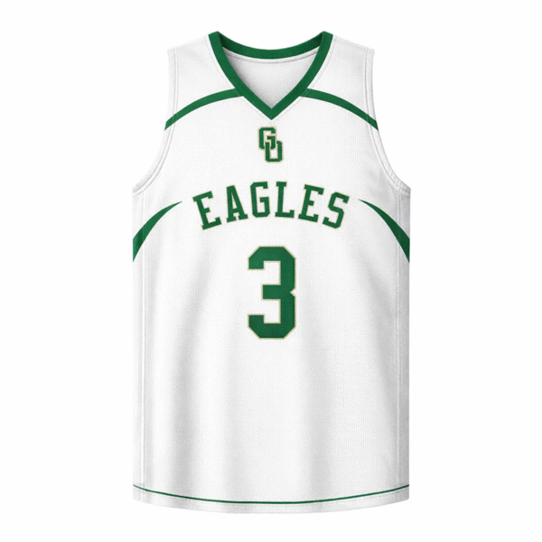 CJ McCollum 3 Eagles High School Jersey White