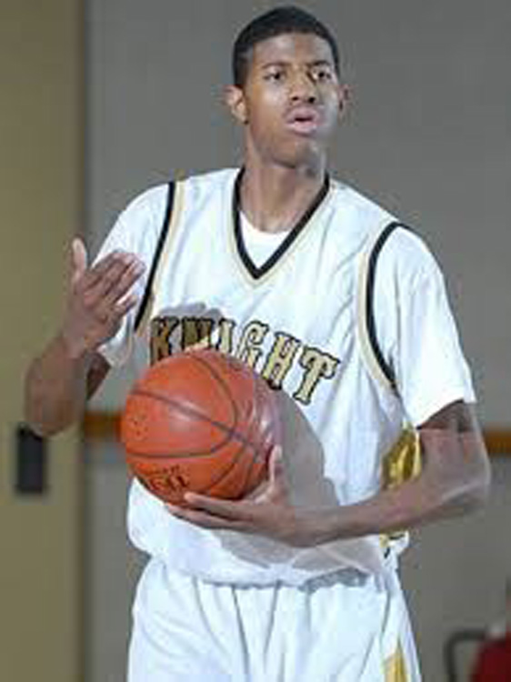 images Paul George Knight High School Jersey #33
