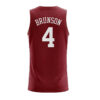 12 Rick Brunson #4 Basketball Jersey Red